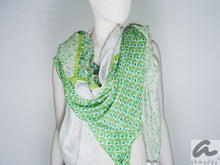 Load image into Gallery viewer, Seide-Baumwollschal Quadrato