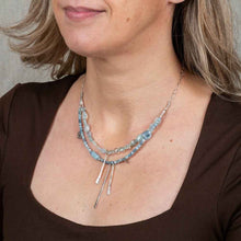 Load image into Gallery viewer, Collier mit Aquamarin
