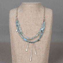 Load image into Gallery viewer, Collier mit Aquamarin
